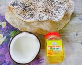 Hình bước làm 1 của món Bánh tráng dừa mạch nha