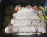 Foto del paso 3 de la receta: Puerros con bacon a la bechamel gratinados