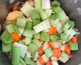 A picture of step 3 of Hungarian Celery Soup.