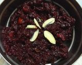 A picture of step 5 of Beetroot Halwa.