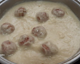 Foto del paso 6 de la receta: Crema de puerros con albóndigas