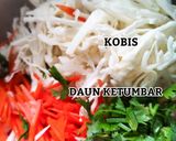 Gambar langkah 2 resipi Crunchy Salad.