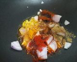 A picture of step 4 of Gawar Sabji.