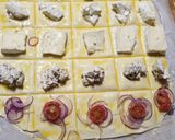 Une image de l'étape 3 de Feuilletés apéritifs fromage brie tomate chèvre 😋 #tablierdor2023.