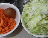 Foto langkah ke 2 dari resep Tumis sawi putih, wortel, telor sehat sederhana.