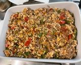 Une image de l'étape 19 de Riz à l’agneau, tomates, poivron, citron et épices.