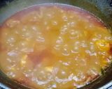 A picture of step 8 of South Indian spicy prawn gravy.