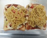 A picture of step 1 of Maggie sandwich.