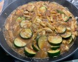 Une image de l'étape 14 de Riz à l'agneau, courgettes et panais.