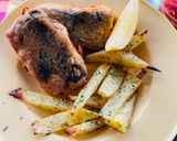 รูปขั้นตอนการทำที่ 4 ของ เต้าหู้แอนด์ชิป🫘🥜Tofufish and Chips🥔🧄