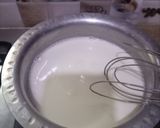 A picture of step 1 of Pakistan flag Kheer mix.