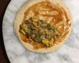 A picture of step 11 of Capsicum Corn stuffed Wheat Flour Tacos.