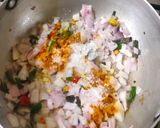 A picture of step 2 of Foxtail (veggie) vermicelli.