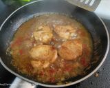 Foto del paso 3 de la receta: Medallones de pavo a la naranja y vermut, sobre judías verdes