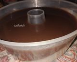 Foto langkah ke 5 dari resep Puding ubi lapis coklat.
