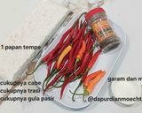 Foto langkah ke 1 dari resep Sambal tempe kukus.