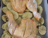 Foto del paso 5 de la receta: Pollo Asado al Vino Blanco y Yakiniku con Patatas a las Hierbas Provenzales