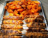 Foto del paso 7 de la receta: Kebabs a la Parrilla con Boniatos Caramelizados al Disco