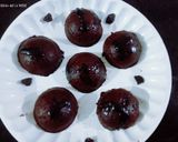 A picture of step 6 of Mini unique delicious soft chocolate lava cake in Appe pan.