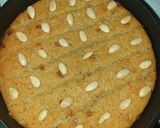 A picture of step 6 of Basbousa#4weeks challenge.