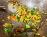 A picture of step 4 of Veg Manchurian.