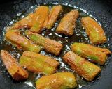 A picture of step 3 of Ridge Gourd Slices.