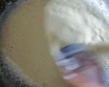 A picture of step 2 of Khoya kesar peda.