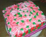 A picture of step 7 of Fresh vanilla chocolate cake.