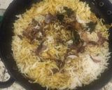 A picture of step 3 of Aloo Biryani.