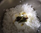A picture of step 4 of Curd Rice.
