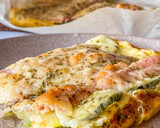Foto del paso 2 de la receta: Tortilla de calabacín al horno con jamón y queso