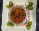 A picture of step 5 of Glueberry khatta pickle.
