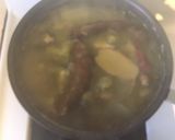 A picture of step 1 of California Farm Winter Leek and Smoked Sausage Soup.