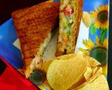 A picture of step 4 of Maxican Grill Sandwich.