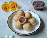 Foto langkah ke 10 dari resep Onde-onde Isi Kacang Merah.