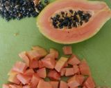 A picture of step 4 of Vickys Papaya Relish, GF DF EF SF NF.
