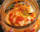 A picture of step 8 of Kimchi.