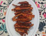 A picture of step 4 of Crisp Fried Long Brinjal/Eggplants.