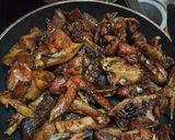 A picture of step 3 of Honey glaze/sugar glazed kienyeji chicken.