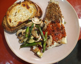 Foto del paso 4 de la receta: Bacalao con verduras en freidora de aire