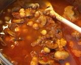 "Csicseris gombapörkölt" bulgurral 🍄 recept fázis 3 fotója