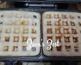 A picture of step 4 of Custard Apple Waffles.