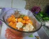 A picture of step 1 of Backed Pumpkin Cauliflower and Beans Tikka Roll.