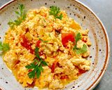 Hình bước làm 3 của món Óc đậu chưng cà chua
