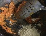 A picture of step 4 of Palak paneer.