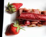 Szárított epertekercs (cukormentes) recept fázis 2 fotója
