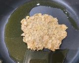 A picture of step 3 of Oat and banana breakfast pancakes.