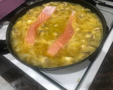 Foto del paso 5 de la receta: Salmón en salsa de cava con alcachofa y champiñones