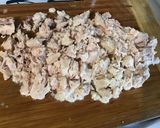 Une image de l'étape 10 de Salade de riz au thon, légumes et feta sauce truffée.