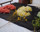 A picture of step 8 of Coloured rice.